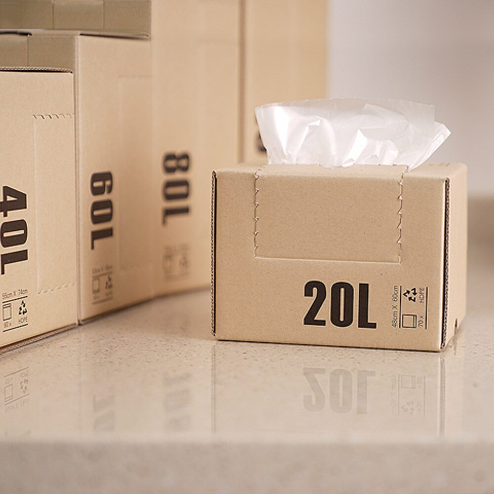 뽑아쓰는 재활용 분리수거 비닐봉투 짱짱클린롤 20L 70매