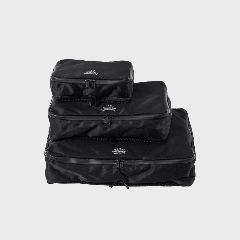 TRAVEL POUCH BLACK (여행용 파우치) 3SIZES