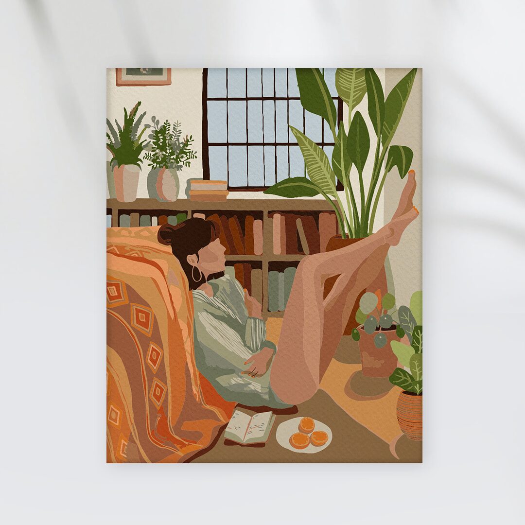 DIY 명화/유화그리기 세트 주말의 일상 물감두배 (40X50)