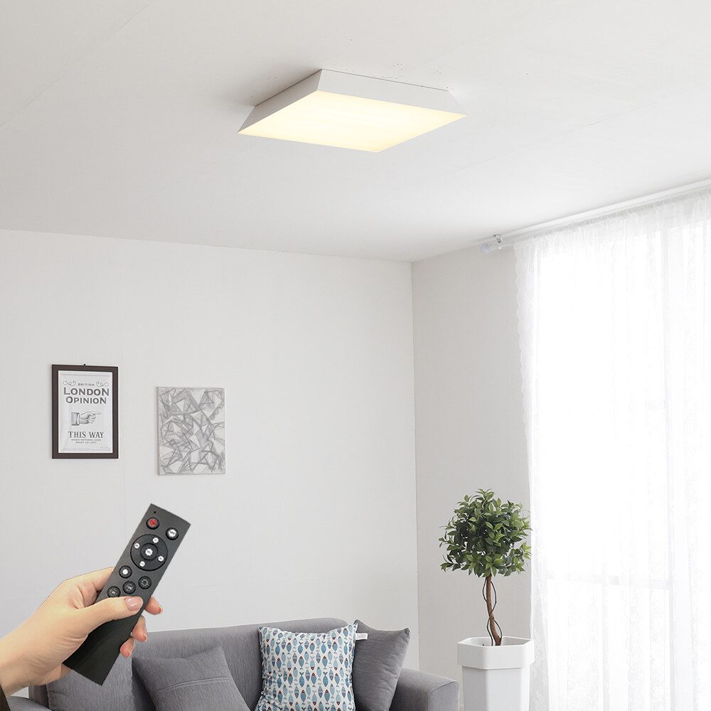 미드러프 리모컨방등 LED60W (주백색) 편안한 휴식을위한 조명