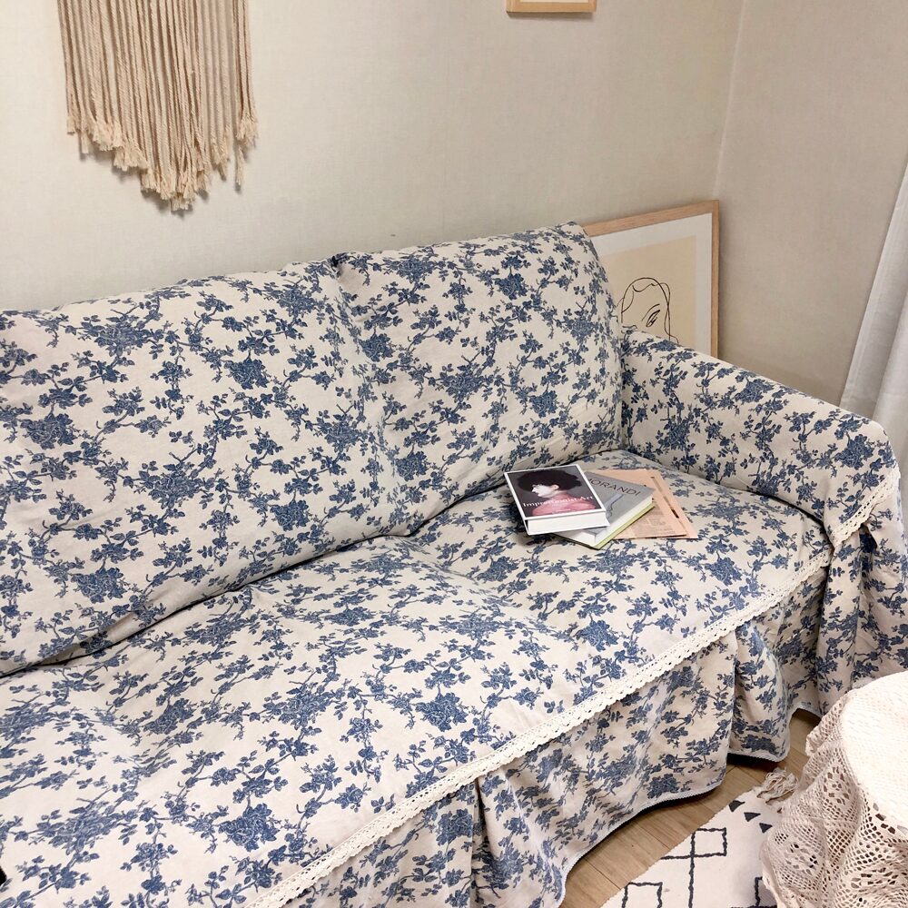 북유럽풍 린넨 사계절 소파커버 덮개 천 2size 3colors