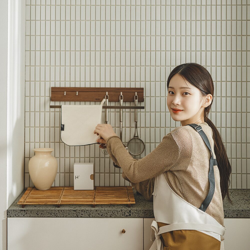 키네틱 키친행거 1세트(원목 주방수납 / 조리도구 걸이)