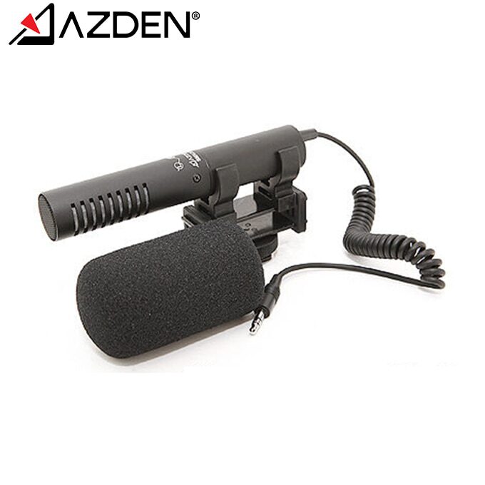 아즈덴 AZDEN SMX-20 DSLR 카메라 캠코더 단일 지향성 초소형 스테레오마이크