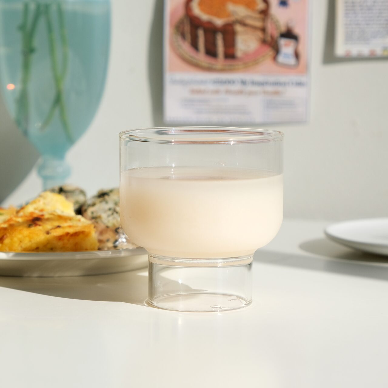로맨틱 막걸리잔 유리막걸리잔 고블렛잔 230ml