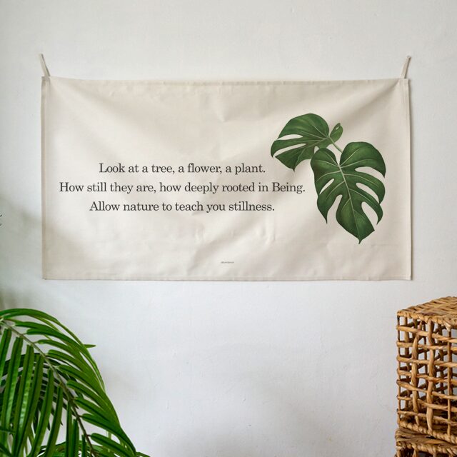 plant A_와이드 패브릭 포스터 / 가리개커튼(2size)