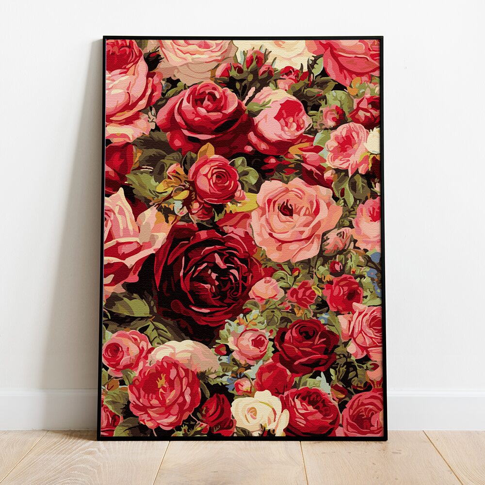 DIY 명화그리기 빈티지 로즈 40x50cm
