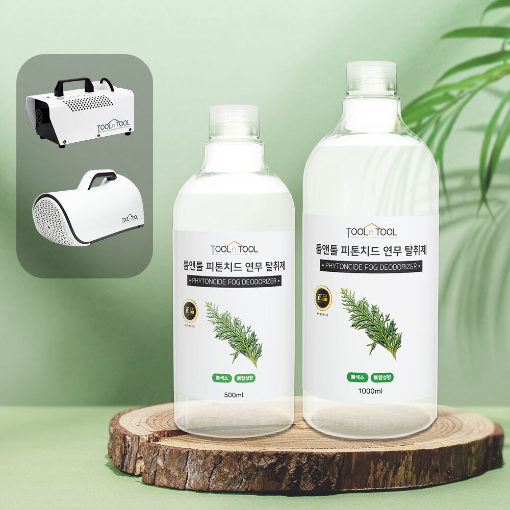 툴앤툴 피톤치드액 연무액 500ml 화장실냄새제거 담배냄새 신발장냄새 탈취 새집증후군제거