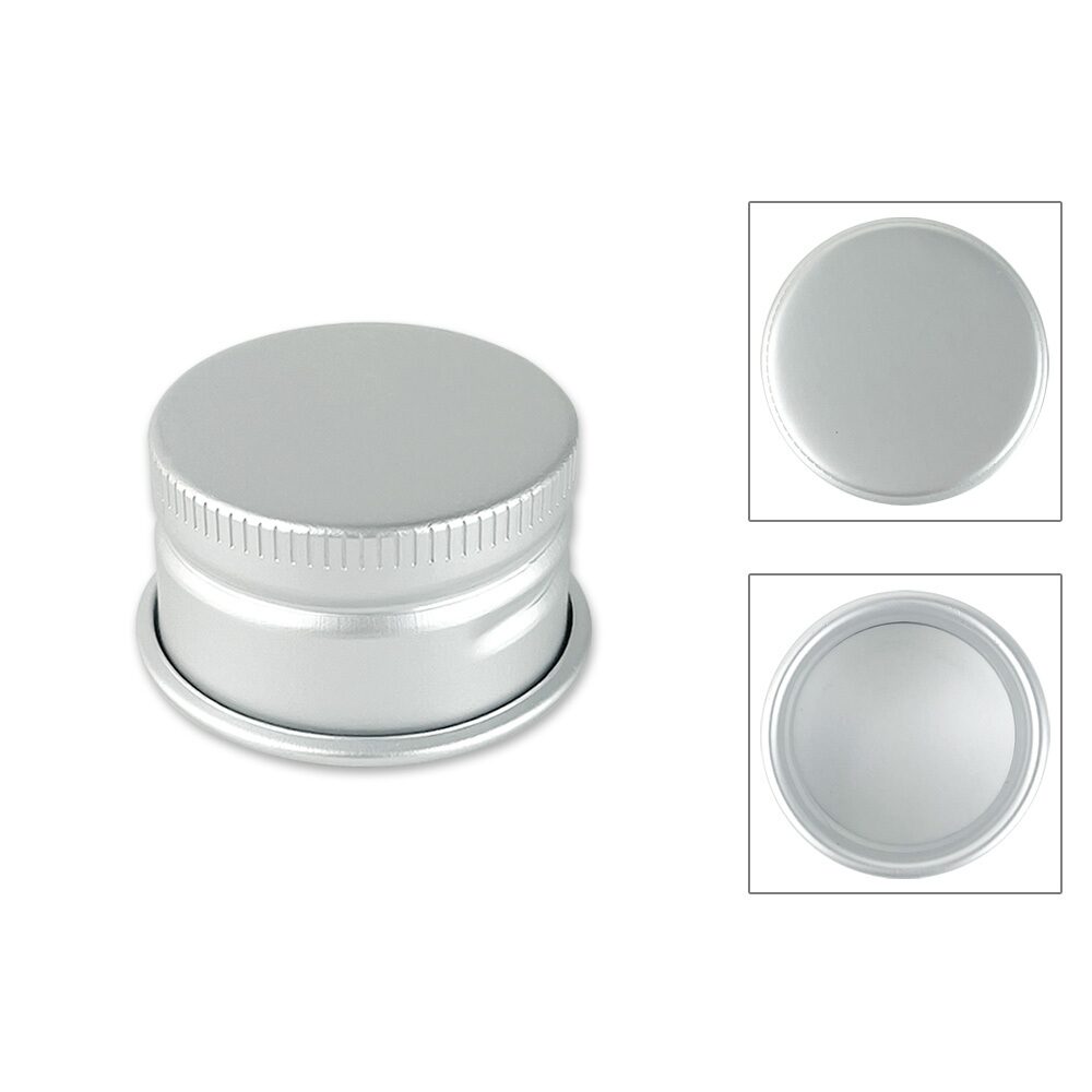 병뚜껑 알루미늄캡 숏캡 28mm (실버/말림) 유리병뚜껑