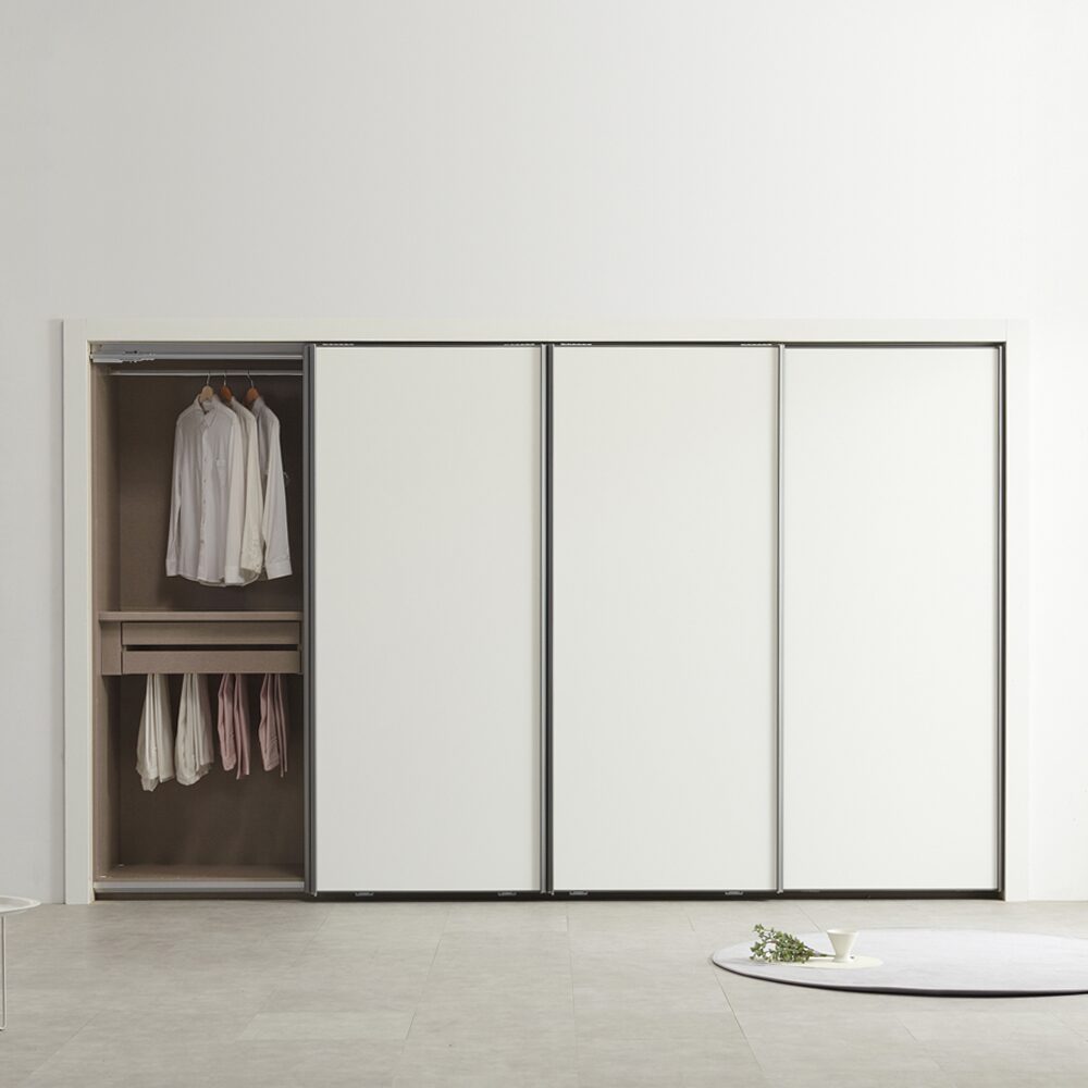 베이직 슬라이딩 붙박이장 맞춤제작 무료시공 23size 6colors