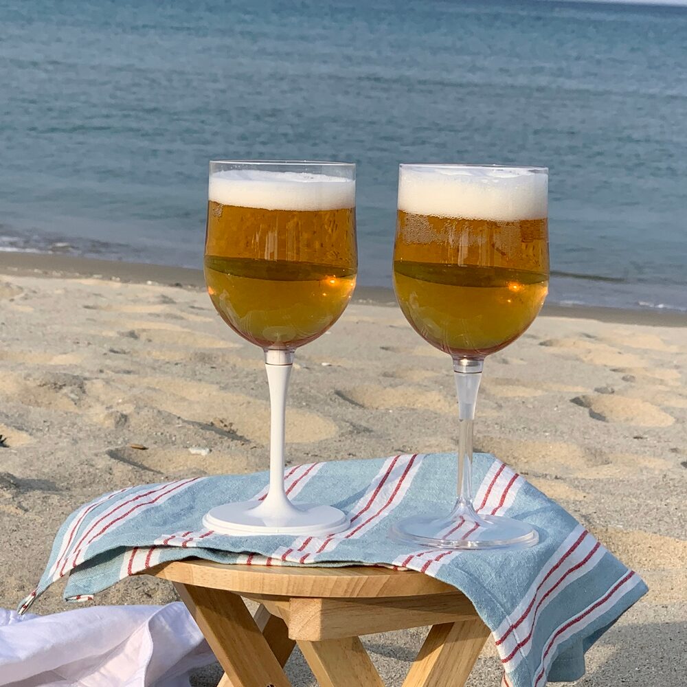 르피크닉 휴대용 비어& 와인잔 (피크닉 캠핑 맥주 5color)