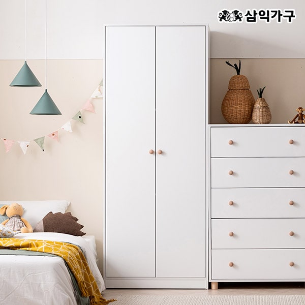 [오늘의집 단독] 코코 800 키큰 주니어 베이비 겸용 일반형 옷장 행거