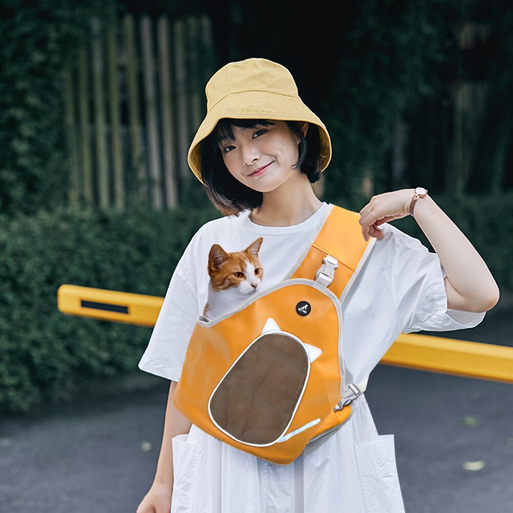 강아지 고양이 포대기 자전거 슬링백 이동가방