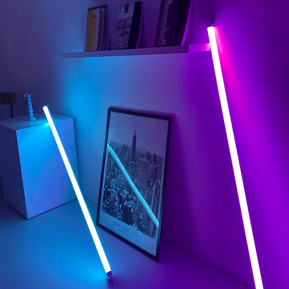 12V T8 네온바 1개 세트 간접조명 파티 사인 4colors