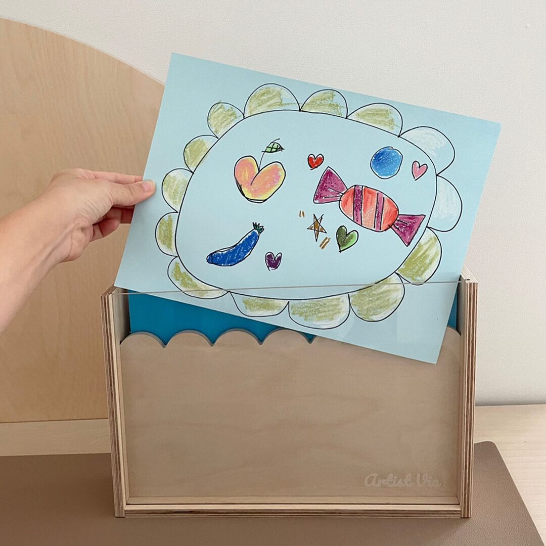 자작나무 그림 보관 액자 스케치북 보관함 4size