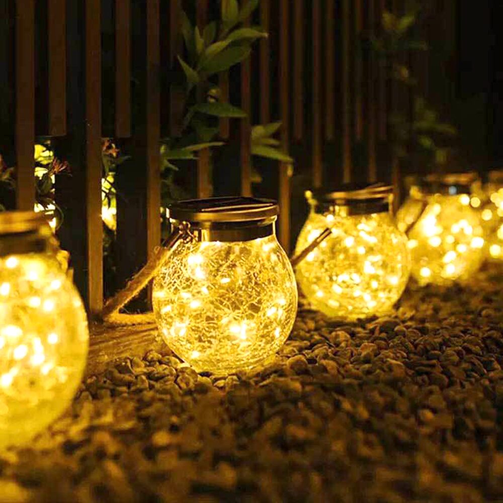 태양광 LED 정원등 야외 태양열 캠핑 반딧불 감성 조명 램프 3colors