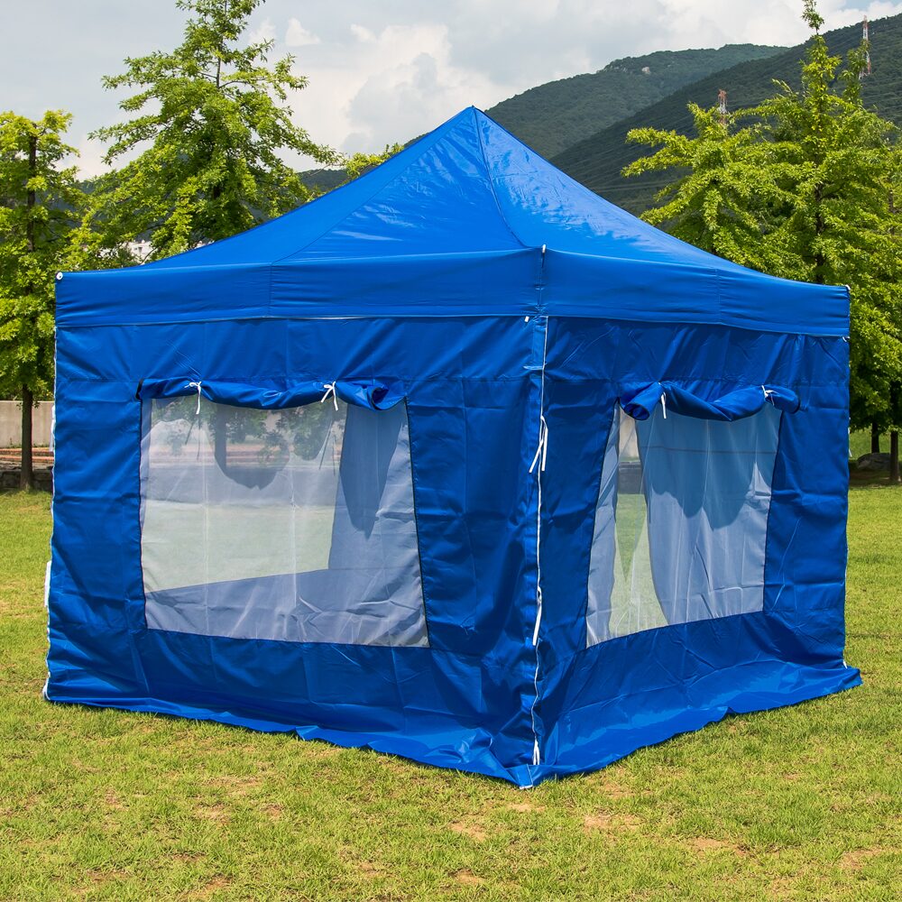 베이직 창문모기장풀세트 2X2 천막 캠핑 차박 통풍벽면 방충망천막