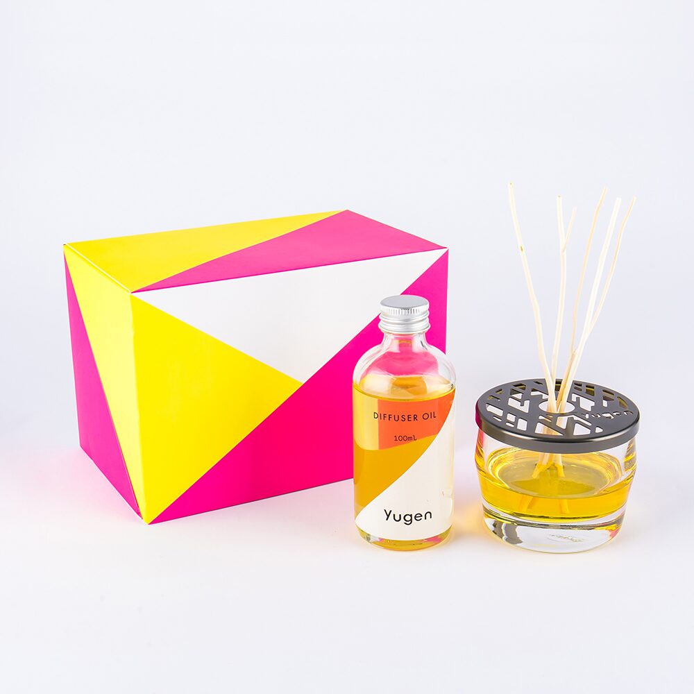 Yugen 유겐 리드 디퓨저 100ml + 글라스 + 리드 2종