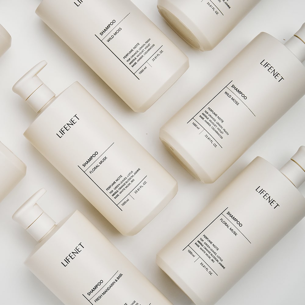 산뜻케어 퍼퓸 샴푸 1000ml 3종