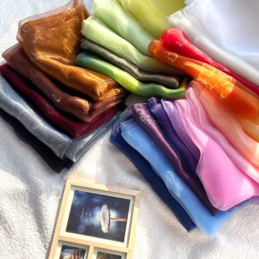 광폭 오간디 원단 천 23color 파티 촬영 배경 옷감 무대 소품 망사 행사 인테리어