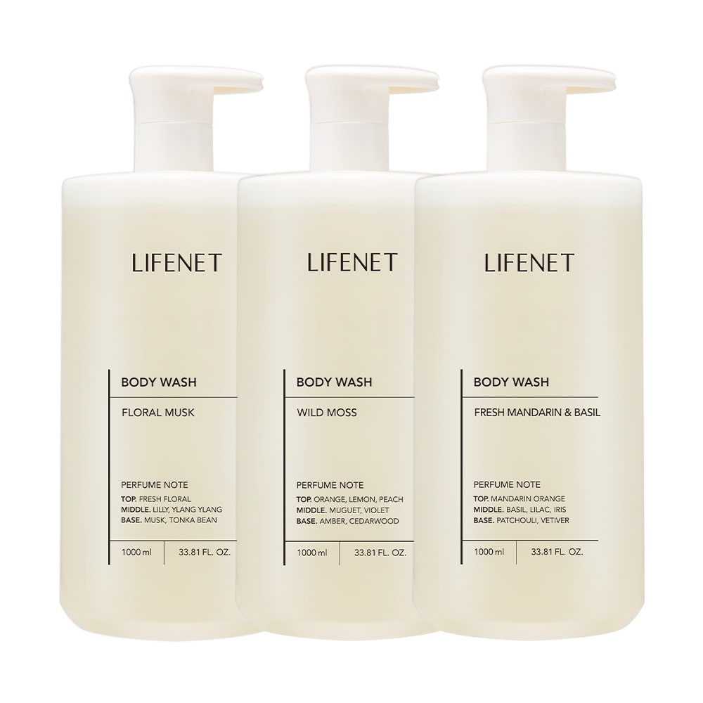 2+1 촉촉 클렌징 바디 워시 1000ml 3종 / 향 교차 선택 가능