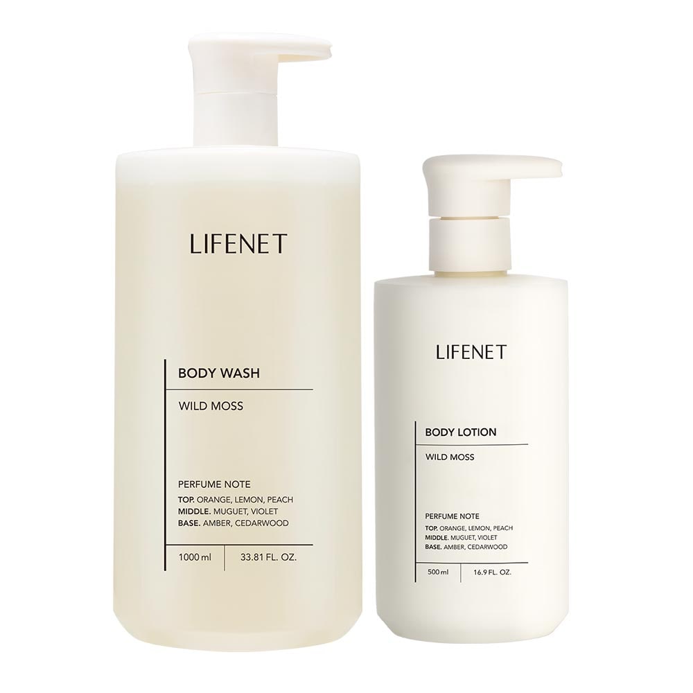 바디 케어 세트 (바디워시 1000ml + 바디로션 500ml) / 향 3종