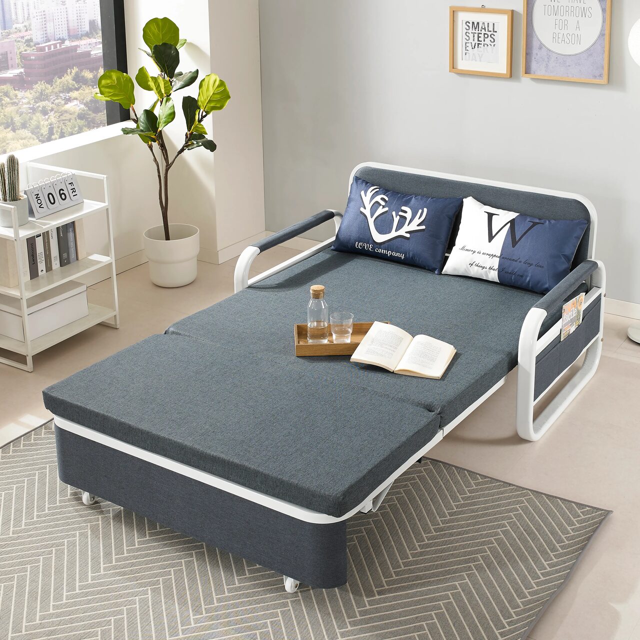접이식 심플 소파베드 2size 3colors