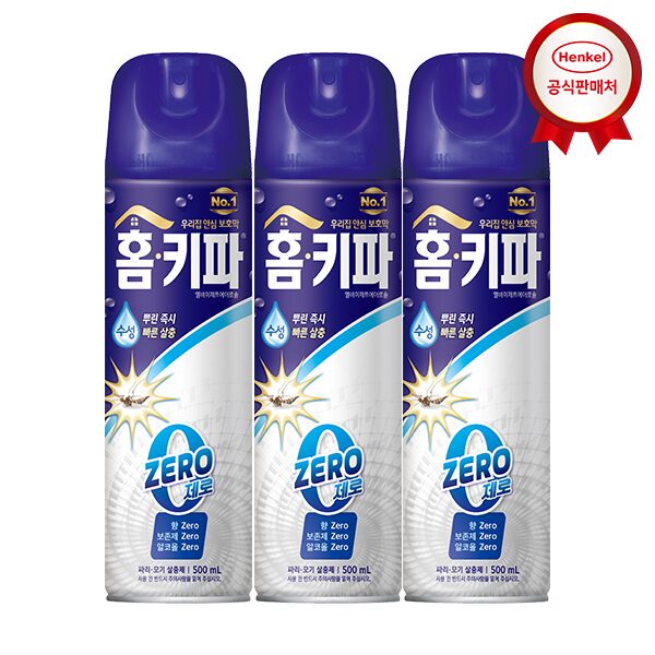 홈키파 제로 에어졸 500mlx3개