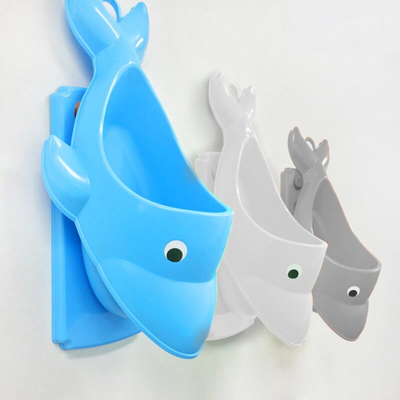 키높이 조절 가능한 점보 돌고래 남아용 소변기(1L 대용량)