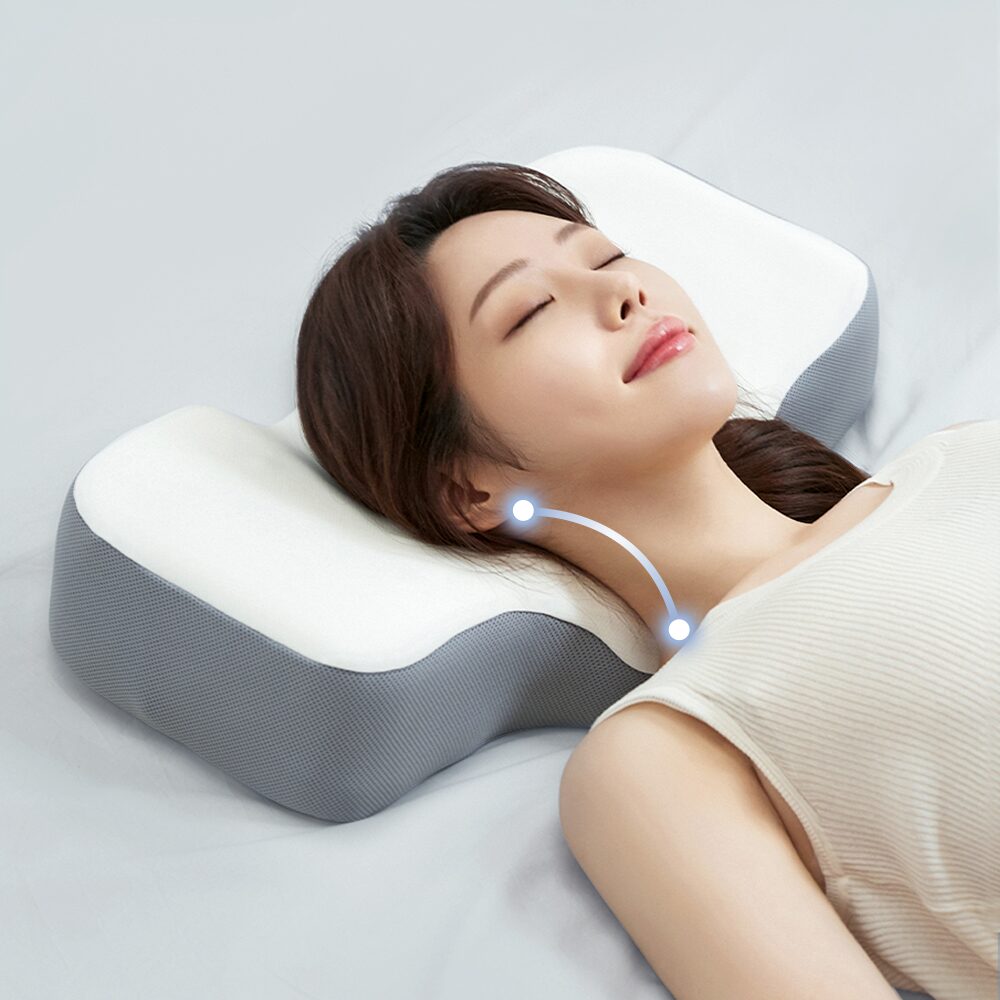 경추 메모리폼 숙면 꿀잠 수면 베개_메쉬