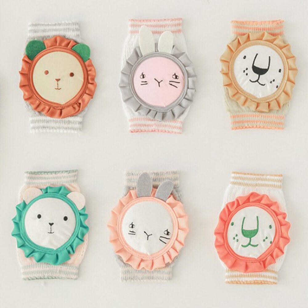 사자 곰 토끼 매쉬 미끄럼방지 유아무릎보호대 204478