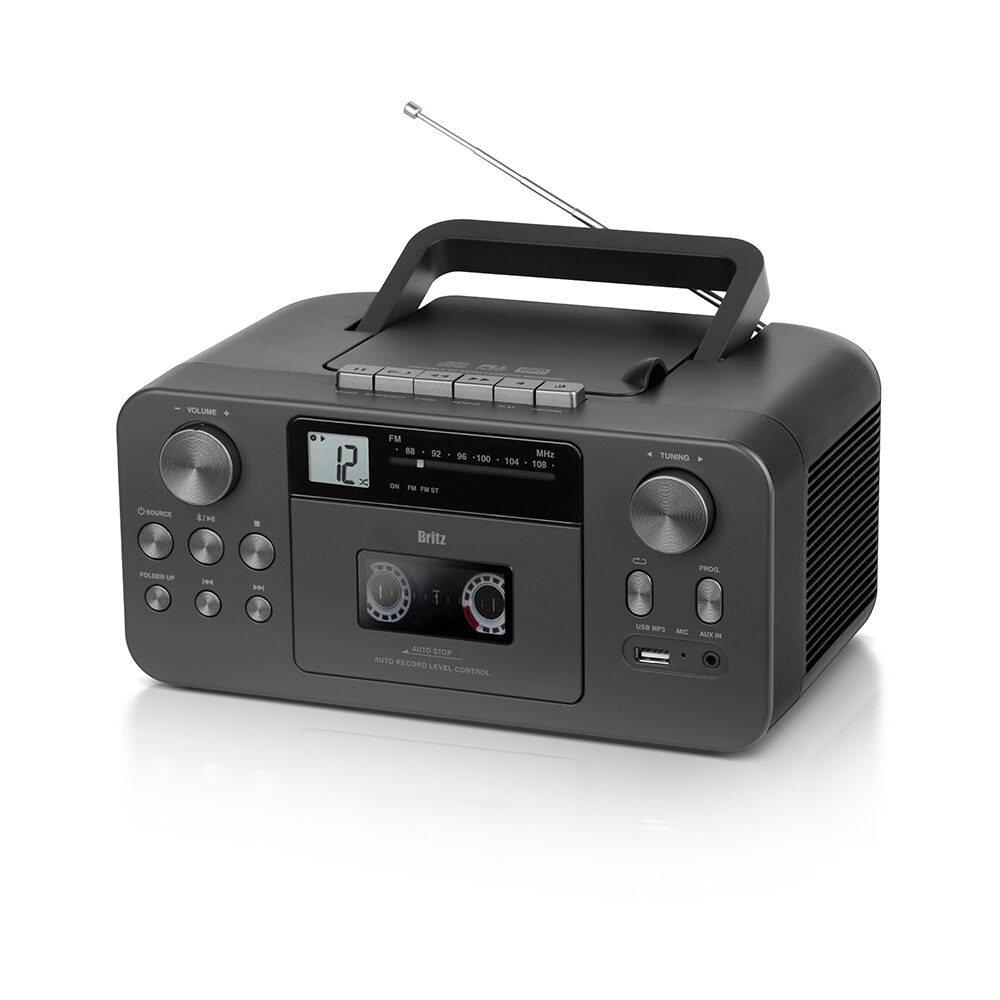 BZ-LX50BT 휴대용 블루투스 CD플레이어 라디오 카세트