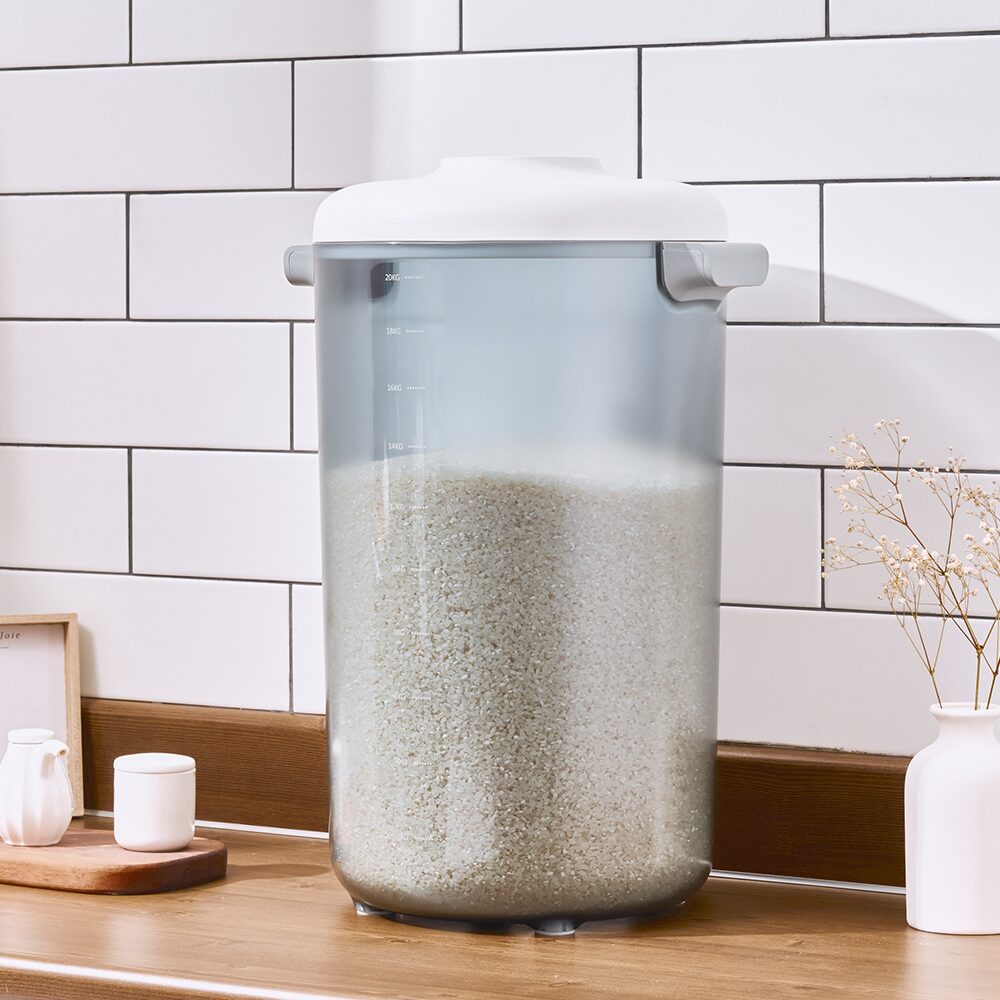 무선 진공쌀통 20kg 쌀보관통 쌀항아리 쌀독 VR2210W