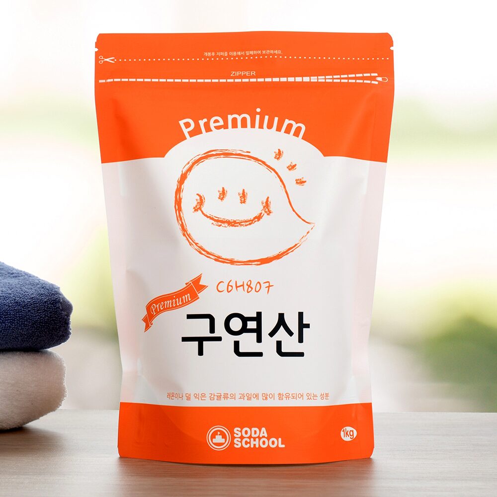 천연섬유유연제 프리미엄 구연산1kg