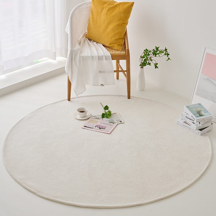 워셔블 소프트 모던 사계절 원형 러그 카페트 4size 8color