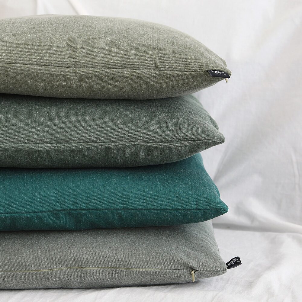 컴포터블 바이오 워싱 슬러브 방석커버 7size, 23color