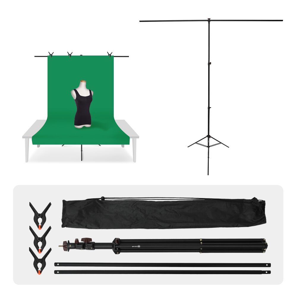T자 촬영용 배경천 배경지 거치대 스탠드 M 150x230cm