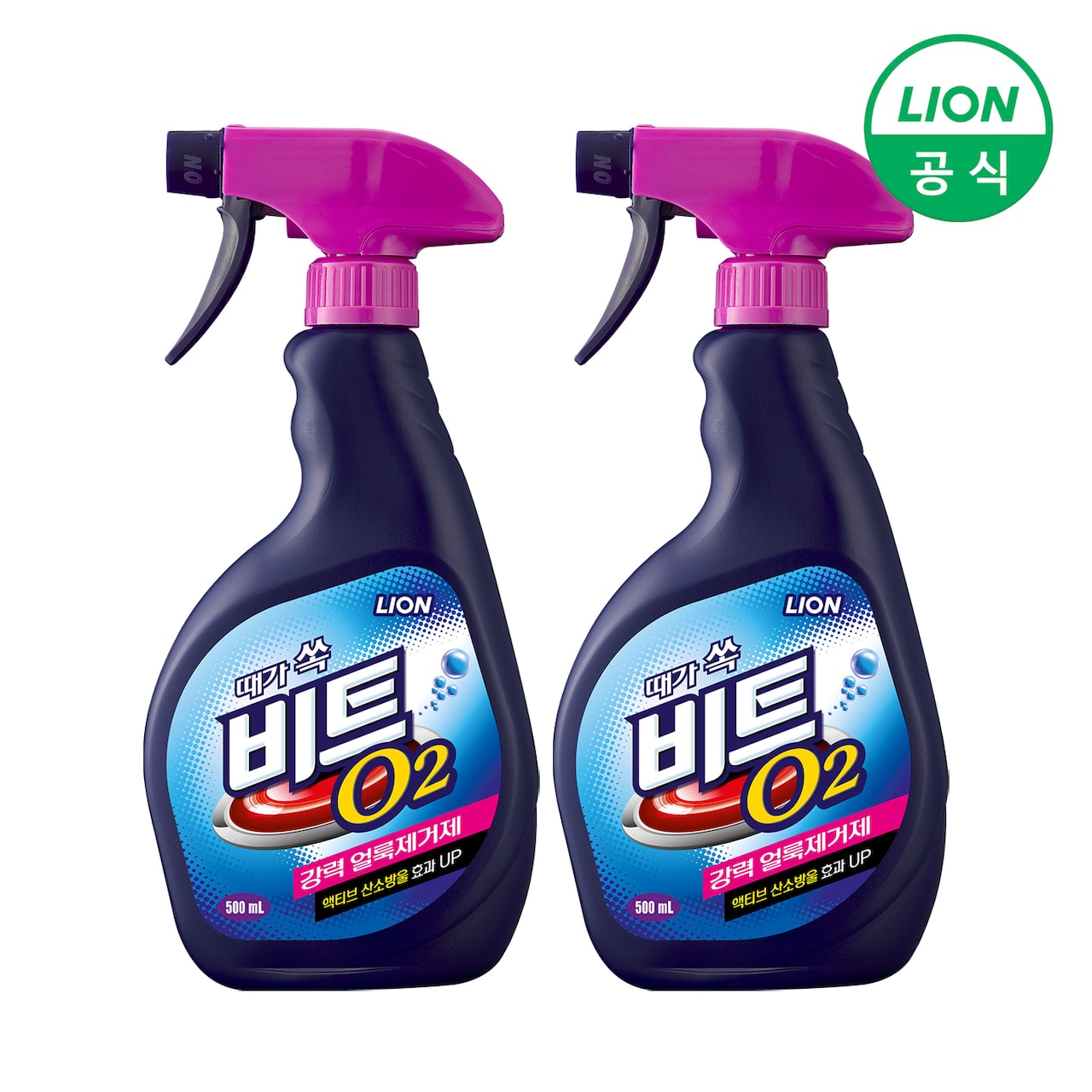 O2 강력얼룩제거제 스프레이 500ml X 2개