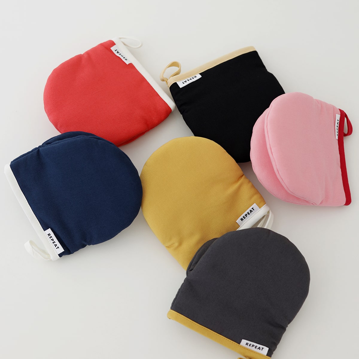 주방 장갑 모던한 홈카페 오븐 집들이선물 순면 핸드메이드 6colors