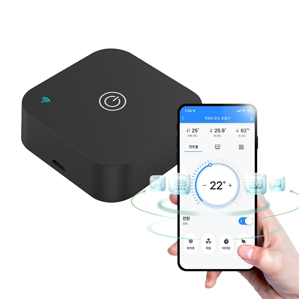 LG 삼성 위니아 호환 에어컨 전용 모바일 앱 스마트 리모컨 IoT102 원격 제어
