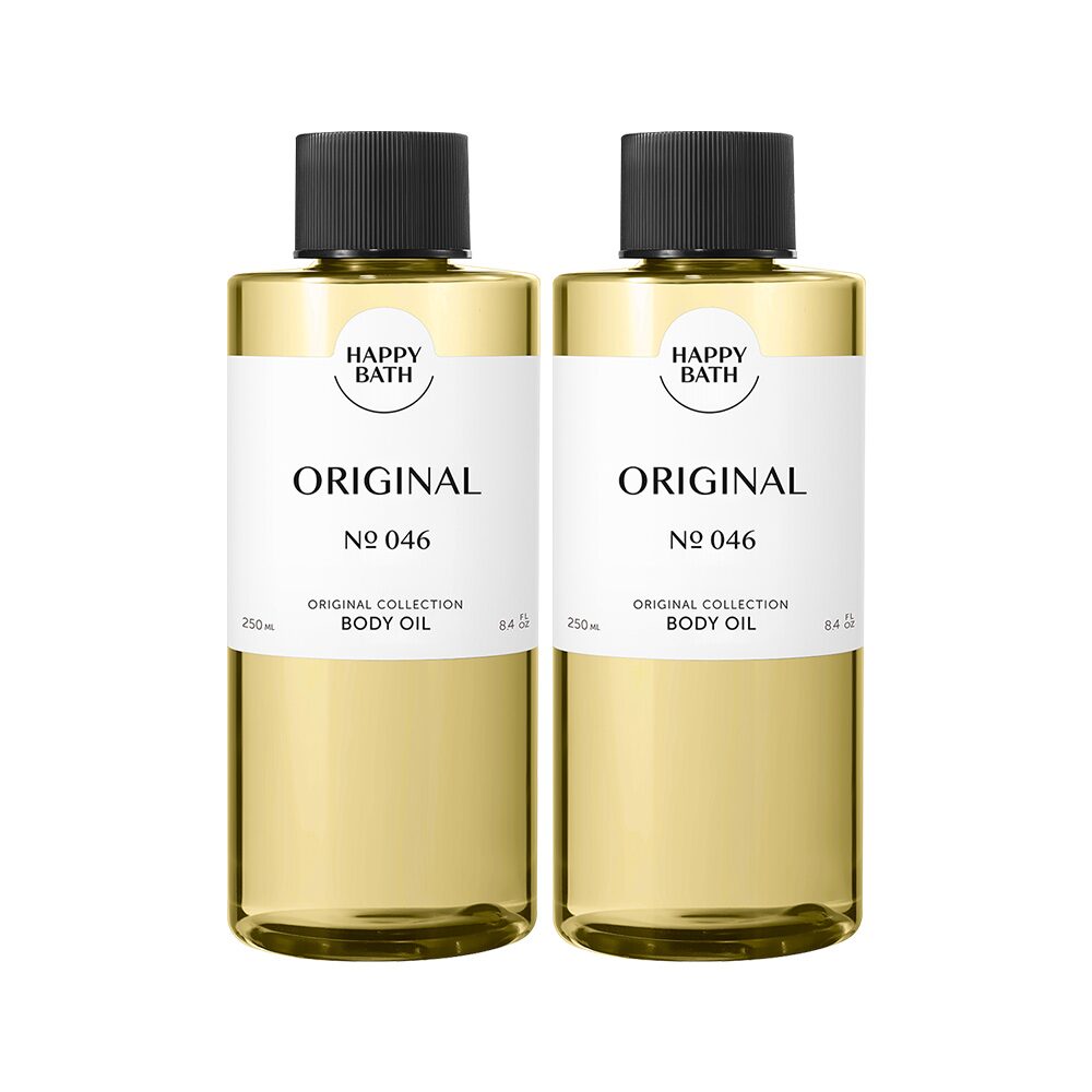 해피바스 오리지널 컬렉션 바디오일 오리지널/베이비파우더 250mL 2개(옵션)