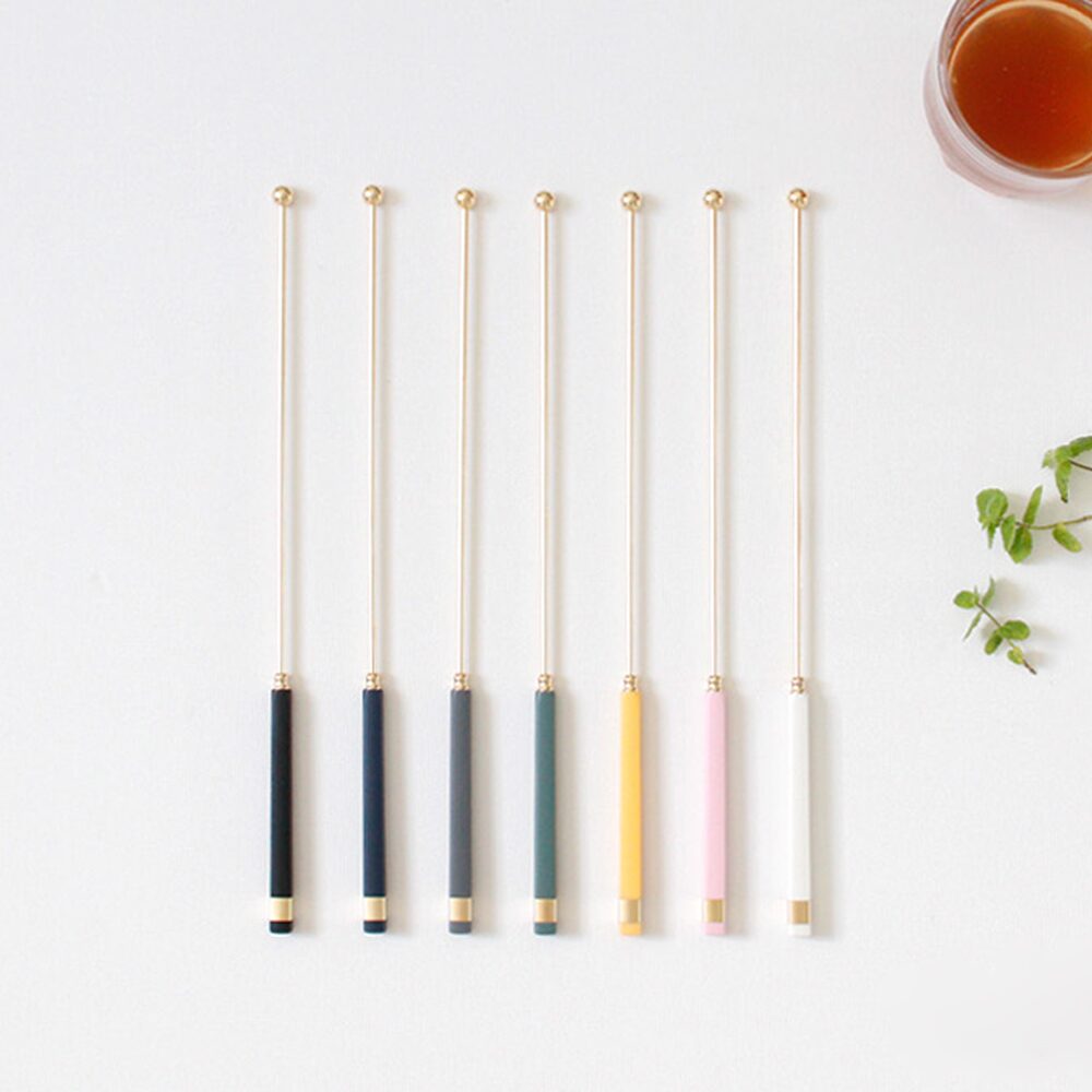 몽블랑 카라 골드 롱 머들러 7color