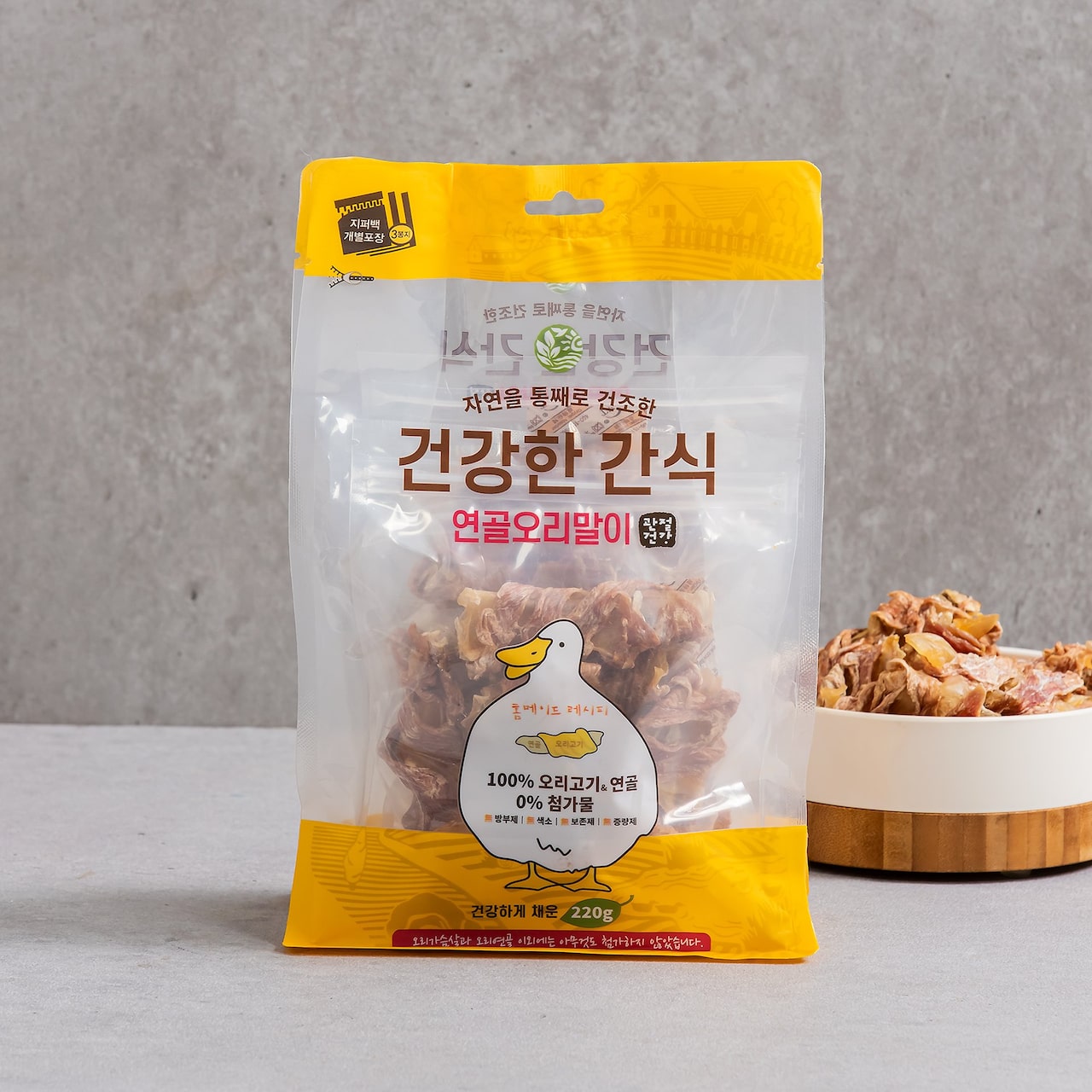 순살듬뿍 연골오리말이 220g