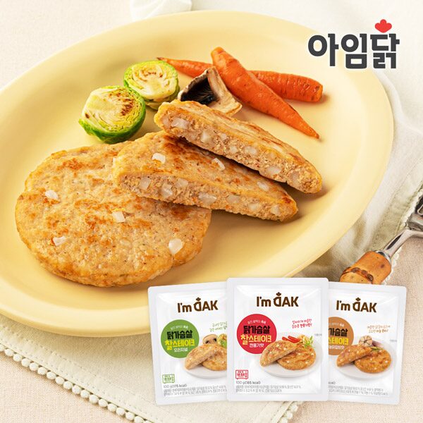 닭가슴살 찰스테이크 100g*2팩