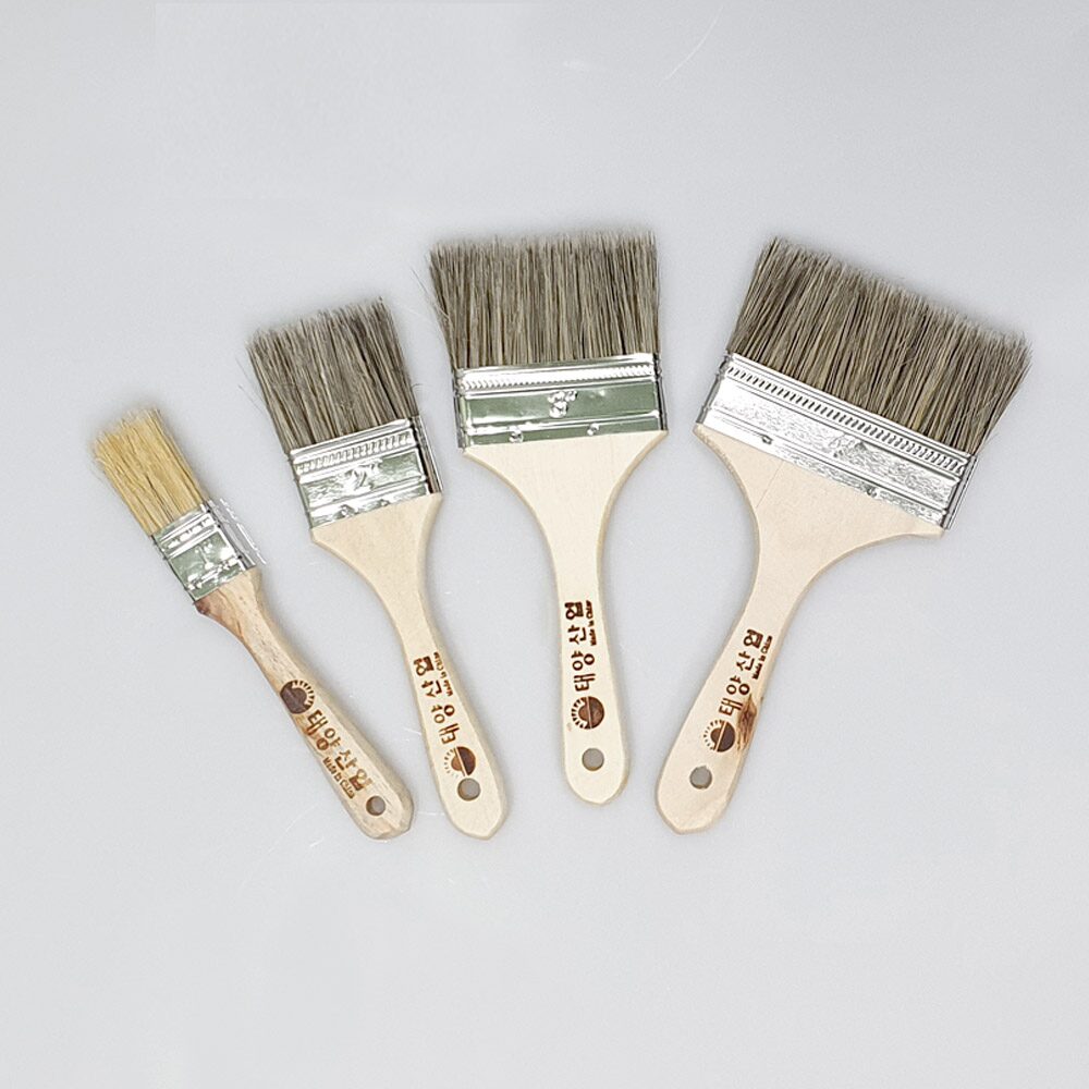 다용도 페인트붓 평자 막붓 (4size)