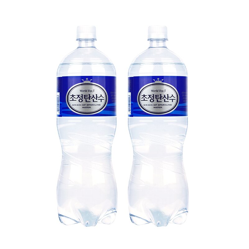 초정탄산수 플레인 1.5L X 12펫 0kcal