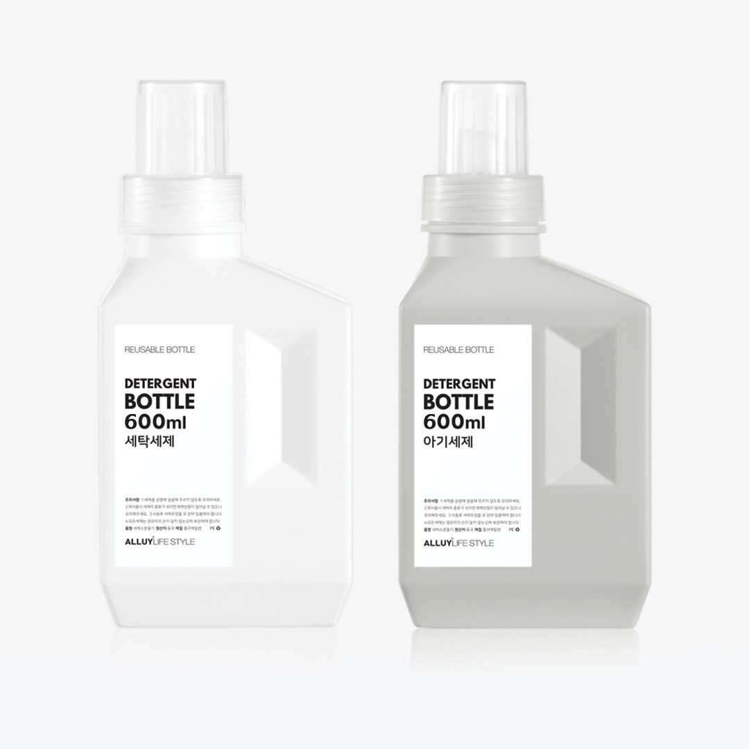 세탁 세제 소분용기 세제통 공병 600ml