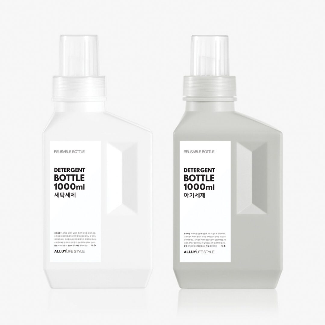 세탁 세제 소분용기 세제통 공병 1000ml