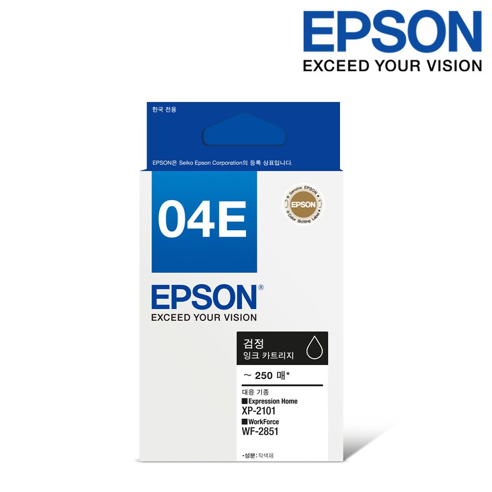 T04E170 검정 정품 잉크 XP-2101/XP-2102/XP-2851