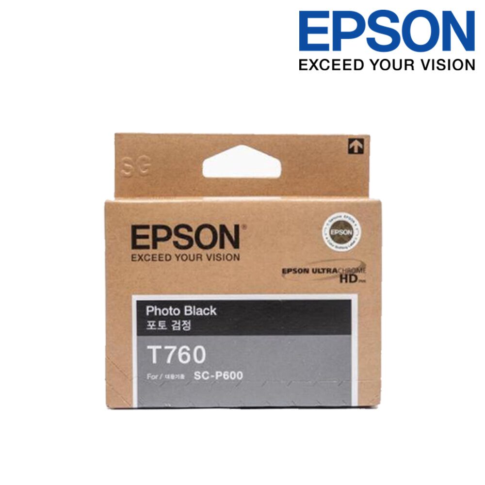 T760100 포토 검정 정품 잉크 25.9ml SC-P600