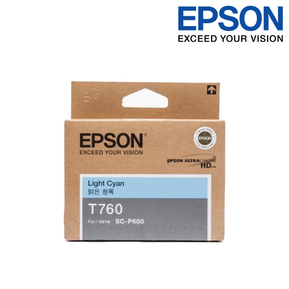 T760500 밝은 청록 정품 잉크 25.9ml SC-P600